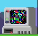 Retro Computer's animation upon being touched