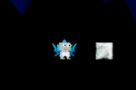 A player wearing Armored WinterBot - Back.
