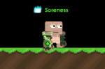 A player wearing the Growing Guardian Gauntlets