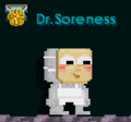 A player wearing the Growmoji Shy Mask