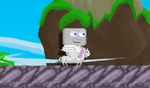 A player wearing the Pegasus