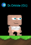 A player with Silk Corset equipped
