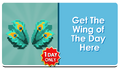 Party Plume Wings' feature button