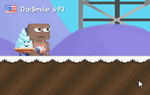 A player wearing the Snow Cone Pet