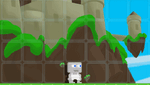 A player wearing the Dirt Aura