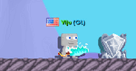 A player wearing the Ghost Pirate Scimitar