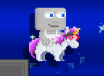 A player wearing the Unicorn