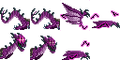 The sprites of the Chaos Dragon