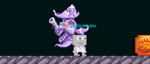 A player wearing the Ghost Pirate Charm.