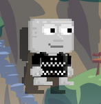 A player wearing the Lattice Dress