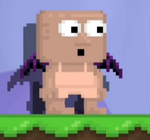 Player with Nightmare Teeny Devil Wings equipped