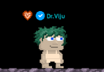 A player wearing the Student Hero Hair