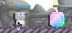 A player wearing the Freeze Ray