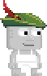 A player wearing the Hat of Locksley