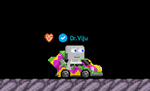 A player wearing the Party Wagon