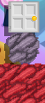 Regular Bedrock in a Candyland blasted world after a door mover was used.