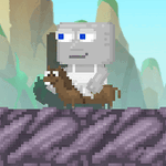 A player equipping a Tiny Horsie