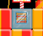 Carnival ladder on prize display in world Carnival