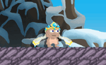 A player wearing the Heart of Diamond Crown.