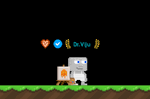 A player wearing the Passionate Painter Paintbrush Pet