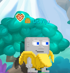 A player wearing the Banana Onesie