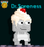 A player wearing the Creme Crown