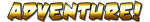 The title of the message provided when a player passes The Adventure Begins.