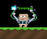 A player wearing the Mechanical Assistance