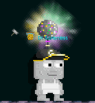 A player wearing the Rave Cap