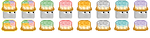 The textures of every Mooncake hat