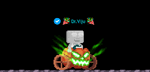 A player wearing the Pumpkin Carriage
