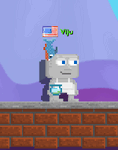 A player wearing the Cuddly Piranha