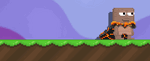 A player wearing the Volcanic Cape