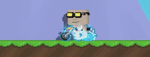 A player with Ghost Rider Bike & Spectral Goggles equipped