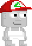A player wearing the Contestant Cap