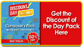 Composer's Pack discount feature button