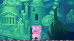 A player wearing the Curse of the Pink Pearl