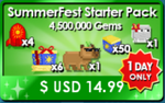 The SummerFest Starter Pack during SummerFest 2025.