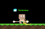 A player wearing the Soft-boiled Scepter