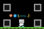 A player equipping the Space Cat (untransformed)