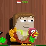 A player wearing the Riding Turkey