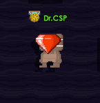 A player wearing the Gem Mask