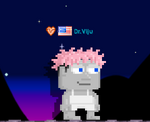 A player wearing the Jujutsu Hair