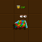 A player wearing a Supplier's Cape with The One Ring