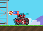 A player wearing the Scarlet Rider's set