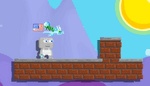 A player wearing the Diamond Dragon