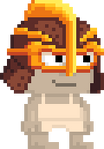 A player wearing the Beowulf's Helm.