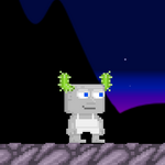 A player wearing the Cactus Horns.