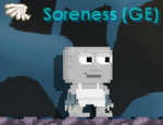 A player wearing the Claws of Barko