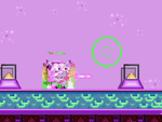 A player wearing the Beatmaster Aura